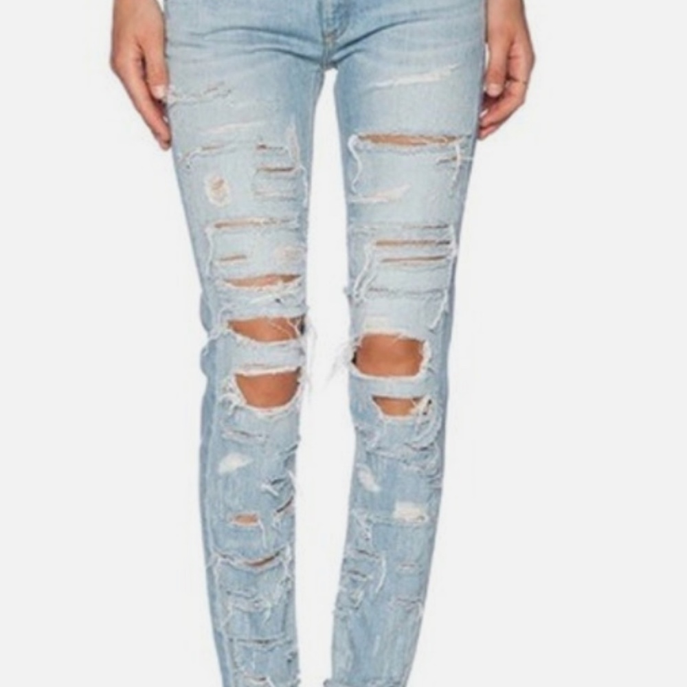 rag & bone The Dre Thrasher Jeans, Blue size 28